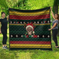Mexican SEIS Siete 67 Meme Quilt Feliz Navidad Mexico - Wonder Print Shop