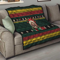 Mexican SEIS Siete 67 Meme Quilt Feliz Navidad Mexico - Wonder Print Shop