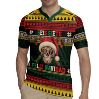 Mexican SEIS Siete 67 Meme Rugby Jersey Feliz Navidad Mexico - Wonder Print Shop