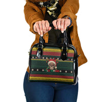 Mexican SEIS Siete 67 Meme Shoulder Handbag Feliz Navidad Mexico - Wonder Print Shop