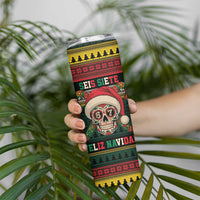 Mexican SEIS Siete 67 Meme Skinny Tumbler Feliz Navidad Mexico - Wonder Print Shop