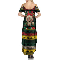 Mexican SEIS Siete 67 Meme Summer Maxi Dress Feliz Navidad Mexico - Wonder Print Shop
