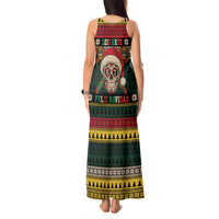 Mexican SEIS Siete 67 Meme Tank Maxi Dress Feliz Navidad Mexico - Wonder Print Shop