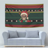 Mexican SEIS Siete 67 Meme Tapestry Feliz Navidad Mexico - Wonder Print Shop