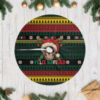 Mexican SEIS Siete 67 Meme Tree Skirt Feliz Navidad Mexico - Wonder Print Shop
