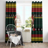 Mexican SEIS Siete 67 Meme Window Curtain Feliz Navidad Mexico - Wonder Print Shop