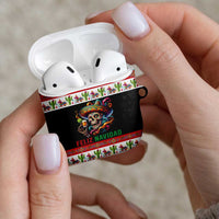 Mexican Sugar Skull AirPods Case Feliz Navidad Mexico - Wonder Print Shop