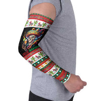Mexican Sugar Skull Arm Sleeves Feliz Navidad Mexico - Wonder Print Shop