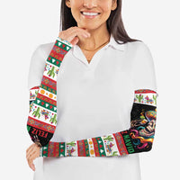 Mexican Sugar Skull Arm Sleeves Feliz Navidad Mexico - Wonder Print Shop