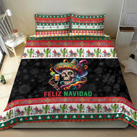 Mexican Sugar Skull Bedding Set Feliz Navidad Mexico - Wonder Print Shop