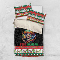 Mexican Sugar Skull Bedding Set Feliz Navidad Mexico - Wonder Print Shop