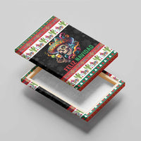 Mexican Sugar Skull Canvas Wall Art Feliz Navidad Mexico - Wonder Print Shop