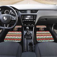 Mexican Sugar Skull Car Mats Feliz Navidad Mexico - Wonder Print Shop