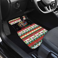 Mexican Sugar Skull Car Mats Feliz Navidad Mexico - Wonder Print Shop