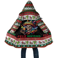 Mexican Sugar Skull Cloak Feliz Navidad Mexico - Wonder Print Shop