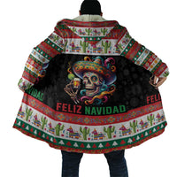 Mexican Sugar Skull Cloak Feliz Navidad Mexico - Wonder Print Shop