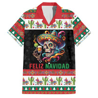 Mexican Sugar Skull Family Matching Mermaid Dress and Hawaiian Shirt Feliz Navidad Mexico - Wonder Print Shop