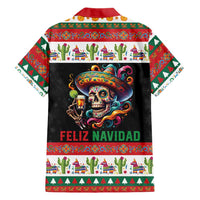 Mexican Sugar Skull Family Matching Tank Maxi Dress and Hawaiian Shirt Feliz Navidad Mexico - Wonder Print Shop
