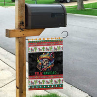 Mexican Sugar Skull Garden Flag Feliz Navidad Mexico - Wonder Print Shop