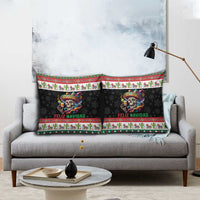 Mexican Sugar Skull Pillow Cover Feliz Navidad Mexico - Wonder Print Shop