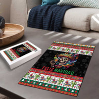 Mexican Sugar Skull Puzzle Feliz Navidad Mexico - Wonder Print Shop