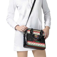 Mexican Sugar Skull Shoulder Handbag Feliz Navidad Mexico - Wonder Print Shop