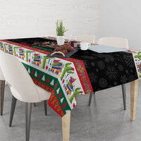 Mexican Sugar Skull Tablecloth Feliz Navidad Mexico - Wonder Print Shop