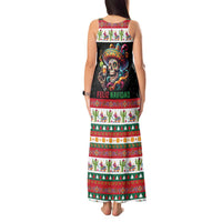 Mexican Sugar Skull Tank Maxi Dress Feliz Navidad Mexico - Wonder Print Shop