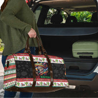 Mexican Sugar Skull Travel Bag Feliz Navidad Mexico - Wonder Print Shop