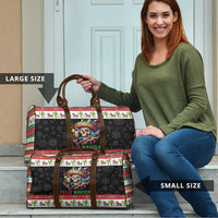 Mexican Sugar Skull Travel Bag Feliz Navidad Mexico - Wonder Print Shop