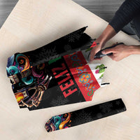 Mexican Sugar Skull Umbrella Feliz Navidad Mexico - Wonder Print Shop