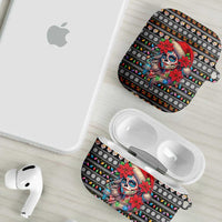 Mexican Sugar Skull Lady Christmas AirPods Case Feliz Navidad Mexico - Wonder Print Shop