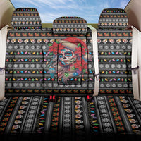 Mexican Sugar Skull Lady Christmas Back Car Seat Cover Feliz Navidad Mexico - Wonder Print Shop
