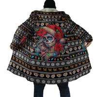 Mexican Sugar Skull Lady Christmas Cloak Feliz Navidad Mexico - Wonder Print Shop