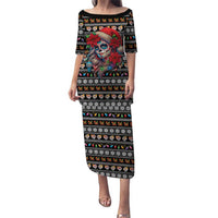 Mexican Sugar Skull Lady Christmas Puletasi Feliz Navidad Mexico - Wonder Print Shop