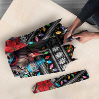 Mexican Sugar Skull Lady Christmas Umbrella Feliz Navidad Mexico - Wonder Print Shop