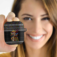 Mexican Sugar Skull Spanish Christmas AirPods Case Feliz Navidad Mexico - Wonder Print Shop