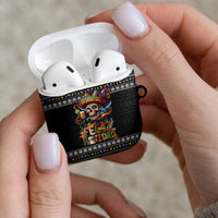 Mexican Sugar Skull Spanish Christmas AirPods Case Feliz Navidad Mexico - Wonder Print Shop