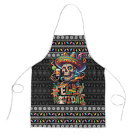 Mexican Sugar Skull Spanish Christmas Apron Feliz Navidad Mexico - Wonder Print Shop