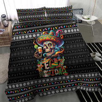 Mexican Sugar Skull Spanish Christmas Bedding Set Feliz Navidad Mexico - Wonder Print Shop