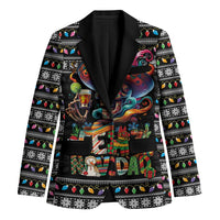 Mexican Sugar Skull Spanish Christmas Blazer Feliz Navidad Mexico - Wonder Print Shop