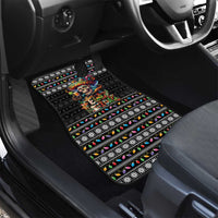 Mexican Sugar Skull Spanish Christmas Car Mats Feliz Navidad Mexico - Wonder Print Shop