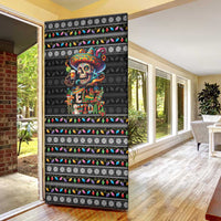 Mexican Sugar Skull Spanish Christmas Door Cover Feliz Navidad Mexico - Wonder Print Shop
