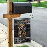 Mexican Sugar Skull Spanish Christmas Garden Flag Feliz Navidad Mexico - Wonder Print Shop