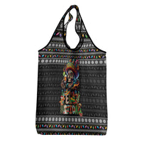 Mexican Sugar Skull Spanish Christmas Grocery Bag Feliz Navidad Mexico - Wonder Print Shop