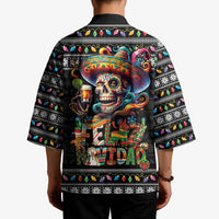 Mexican Sugar Skull Spanish Christmas Kimono Feliz Navidad Mexico - Wonder Print Shop