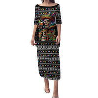 Mexican Sugar Skull Spanish Christmas Puletasi Feliz Navidad Mexico - Wonder Print Shop