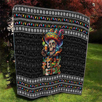 Mexican Sugar Skull Spanish Christmas Quilt Feliz Navidad Mexico - Wonder Print Shop
