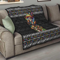 Mexican Sugar Skull Spanish Christmas Quilt Feliz Navidad Mexico - Wonder Print Shop