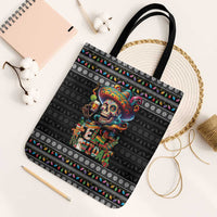 Mexican Sugar Skull Spanish Christmas Tote Bag Feliz Navidad Mexico - Wonder Print Shop
